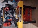 werkbank plastic met werkende boormachine, Ophalen, Gebruikt