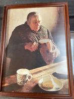 Oude schilderijtjes Brabantse oudjes 3 stuks 35x26 €15, Antiek en Kunst, Ophalen