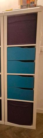 IKEA Kallax kast met bakken, Huis en Inrichting, Ophalen, Minder dan 50 cm, Gebruikt, 100 tot 150 cm