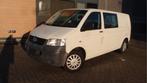 Volkswagen Transporter 2.5 TDI 340 Budgetline DC lang belgis, Auto's, Voorwielaandrijving, 2095 kg, Gebruikt, Zwart