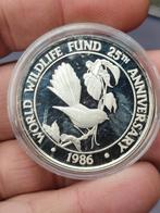 1986 Samoa Silver Proof Silver Coin -WWF,World Wildlife Fund, Postzegels en Munten, Ophalen of Verzenden, Overige landen, Losse munt