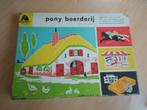 Pony boerderij, bordspel uit 1965, Homas Assen Pony spellen, Een of twee spelers, Ophalen of Verzenden, Gebruikt, Homas