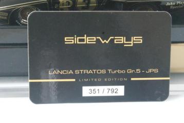 Racer Sideways Lancia Stratos Turbo Group 5 JPS SWLE08
