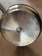 RVS Koekenpan van het merk Masterchef, Huis en Inrichting, Kookpan of Snelkookpan, Gebruikt, Inductieplaat, Ophalen of Verzenden