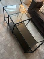 Salon Tafel Ikea Zwart/bruin Vittsjö, Huis en Inrichting, 45 tot 60 cm, Overige materialen, Gebruikt, Ophalen of Verzenden