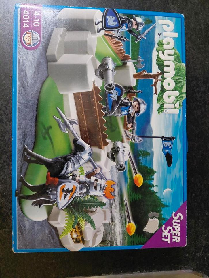 Playmobil Ridders 4014 Supersets - ZGAN, Kinderen en Baby's, Speelgoed | Playmobil, Zo goed als nieuw, Complete set, Ophalen of Verzenden
