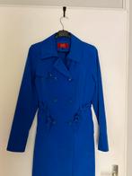 LIV Kobalt Blauwe Trenchcoat Maat 38 z.g.a.n., Maat 38/40 (M), Blauw, Ophalen of Verzenden, Zo goed als nieuw