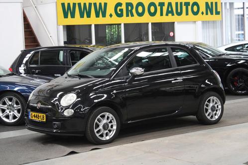 Fiat 500 1.4-16V Pop NAP, Airco, Leer/ Stof, Stuurbekrachtig, Auto's, Fiat, Bedrijf, Te koop, ABS, Airbags, Airconditioning, Boordcomputer