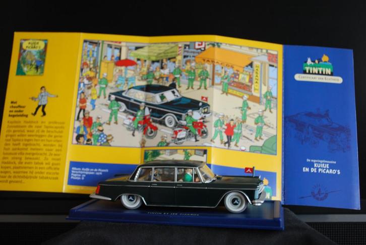 Kuifje auto No. 11 De regeringslimousine uit: De Picaro's, Hobby en Vrije tijd, Modelauto's | 1:43, Zo goed als nieuw, Auto, Overige merken