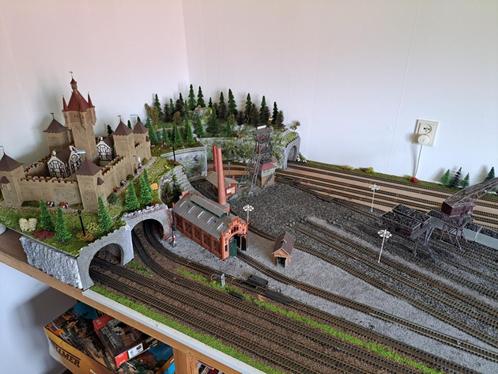 model diorama, Hobby en Vrije tijd, Modeltreinen | H0, Gebruikt, Brug, Tunnel of Gebouw, Gelijkstroom, Fleischmann, Ophalen