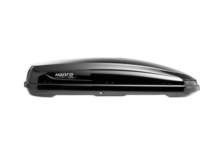 Hapro Traxer 6.6 Brilliant Black - Dakkoffer - 410 L - 5 Jr, Auto diversen, Dakkoffers, Nieuw, Ophalen of Verzenden