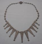 Prachtig zilveren antiek collier nr.781, Verzenden, Zilver, Ketting