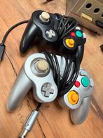 Nintendo GameCube Compleet Pakket: 2 Consoles, 14 Games, Spelcomputers en Games, Ophalen, Met 2 controllers, Zilver, Gebruikt