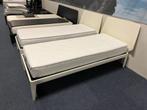 2x Auping Essential bedden (80x200cm)., Ophalen, Eenpersoons, Auping Essential, Wit