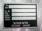 oldtimer Volvo blanco identificatie / chassis nr plaatje, Ophalen of Verzenden, Nieuw, Volvo