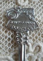 Oud lepeltje met Trekker / Tractor - J.W. Kooman Ellemeet, Ophalen of Verzenden