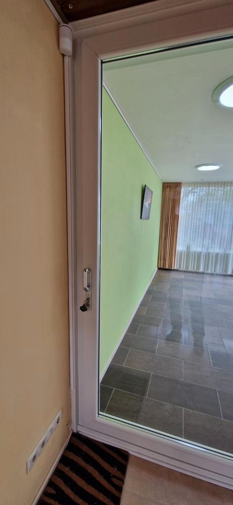 Schuifpui/ schuifdeur, Doe-het-zelf en Verbouw, Deuren en Horren, 215 cm of meer, 120 cm of meer, Glas, Kunststof, Schuifdeur