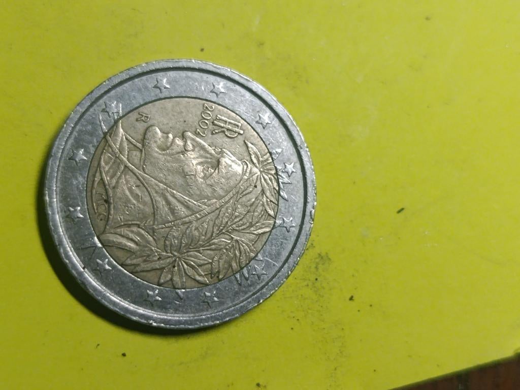 2 Euro munt Italië 2002 Dante Alighieri, Postzegels en Munten, Munten | Europa | Euromunten, Ophalen of Verzenden, Italië, 2 euro