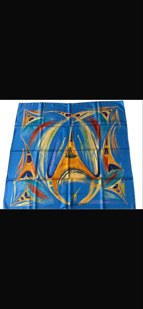 Hermes Zijden Sjaal La Tour Eigel Design Abraham Alamin, Kleding | Dames, Mutsen, Sjaals en Handschoenen, Ophalen of Verzenden