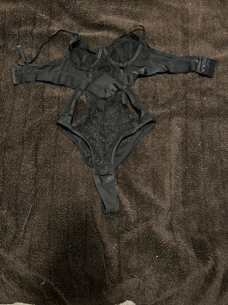 Hunkemoller body, Verzenden, Zwart, Body of Korset
