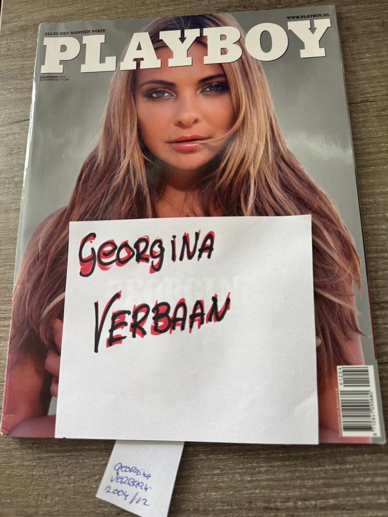 playboy georgina verbaan, Ophalen of Verzenden, 1980 tot heden, Tijdschrift