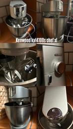 Kenwood keukenmixer 6.7L Chef XL kvl4100s, 4 liter of meer, Ophalen of Verzenden, Zo goed als nieuw, 3 snelheden of meer