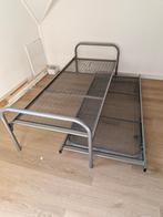 onderschuifbed (2x) 80x 200, Huis en Inrichting, Slaapkamer | Bedden, Ophalen, Onderschuif bed, Tweepersoons, Zo goed als nieuw