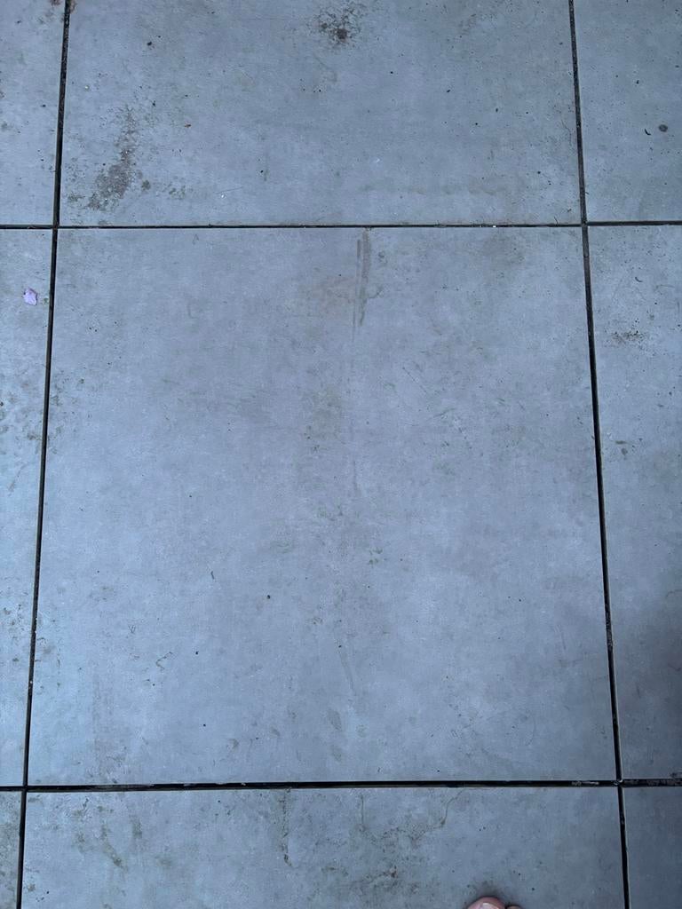 MBI GeoCeramica Cendre Voyage 60x60x4 cm, Tuin en Terras, Tegels en Klinkers, Ophalen, Gebruikt, Minder dan 5 m², Beton