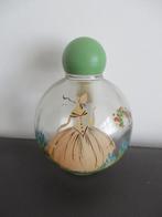 Art deco parfum fles, decor van vrouw Biedermeier kleding, Ophalen of Verzenden