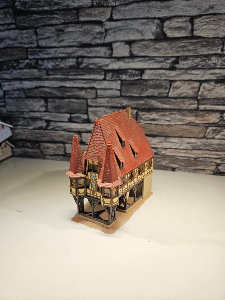 Vakwerkhuis Rathaus N spoor modeltrein 1:160, Overige merken, Gebruikt, Gelijkstroom of Wisselstroom, Brug, Tunnel of Gebouw