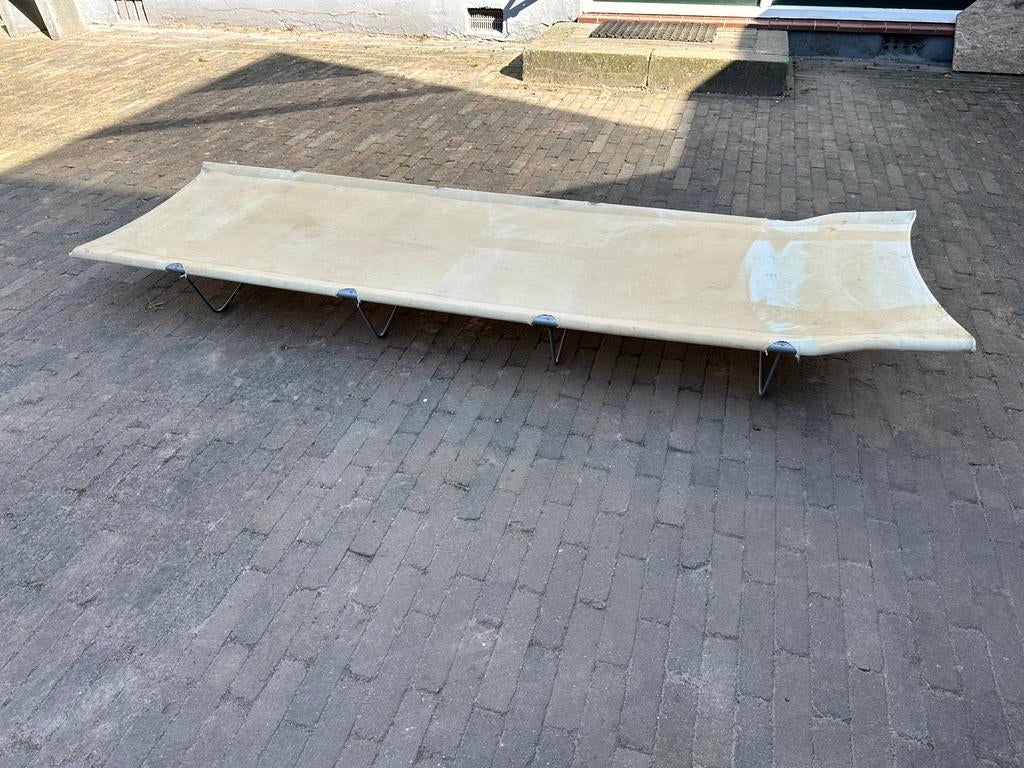 Vintage veldbed uit de DDR, Ophalen of Verzenden, Gebruikt