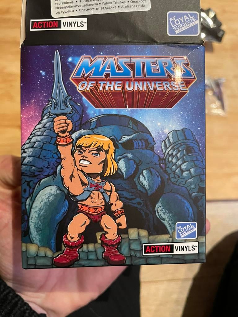 Action vinyls Motu skeletor, Ophalen of Verzenden, Zo goed als nieuw