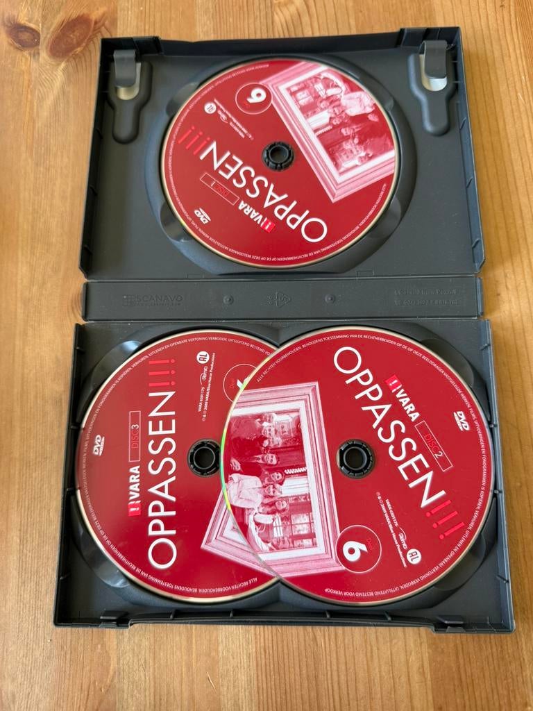 Oppassen complete seizoen 6 box dvd origineel 3 disc, Verzenden, Gebruikt, Boxset