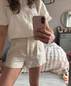 Josh v short kort broekje creme fijne glitter maat s, Ophalen of Verzenden, Zo goed als nieuw, Beige, Kort