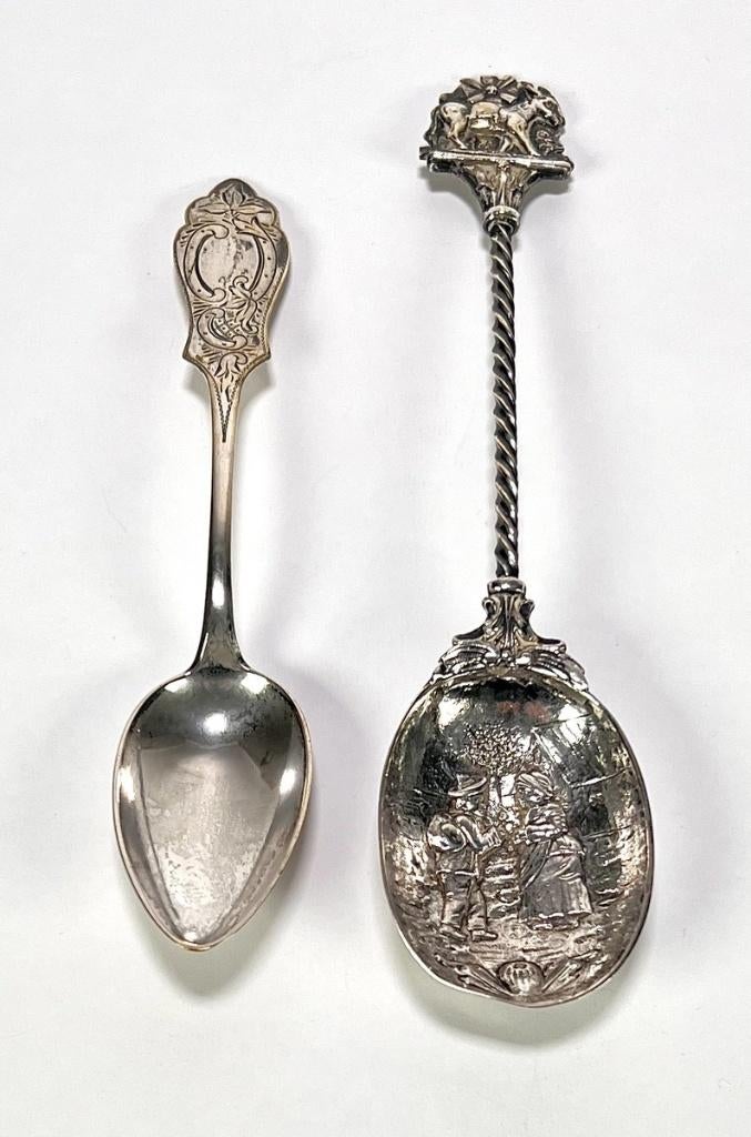 1223. Zilveren lepels, begin 20e eeuw, Ophalen of Verzenden