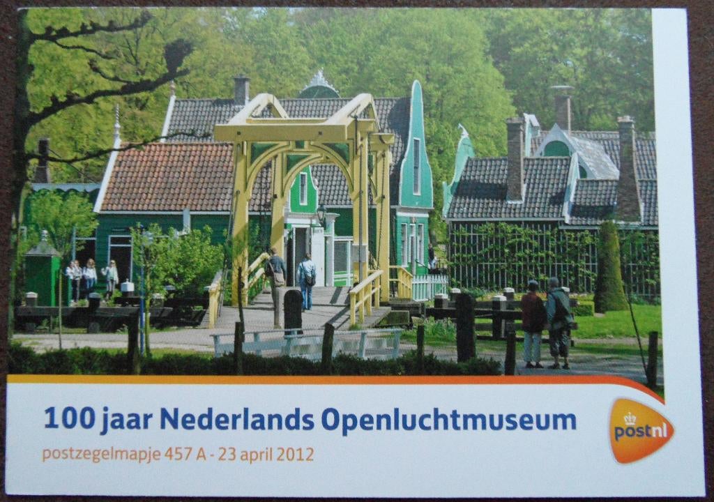 Postzegelmapje 457A – 100 jaar Nederlands Openluchtmuseum, Ophalen of Verzenden, Postfris