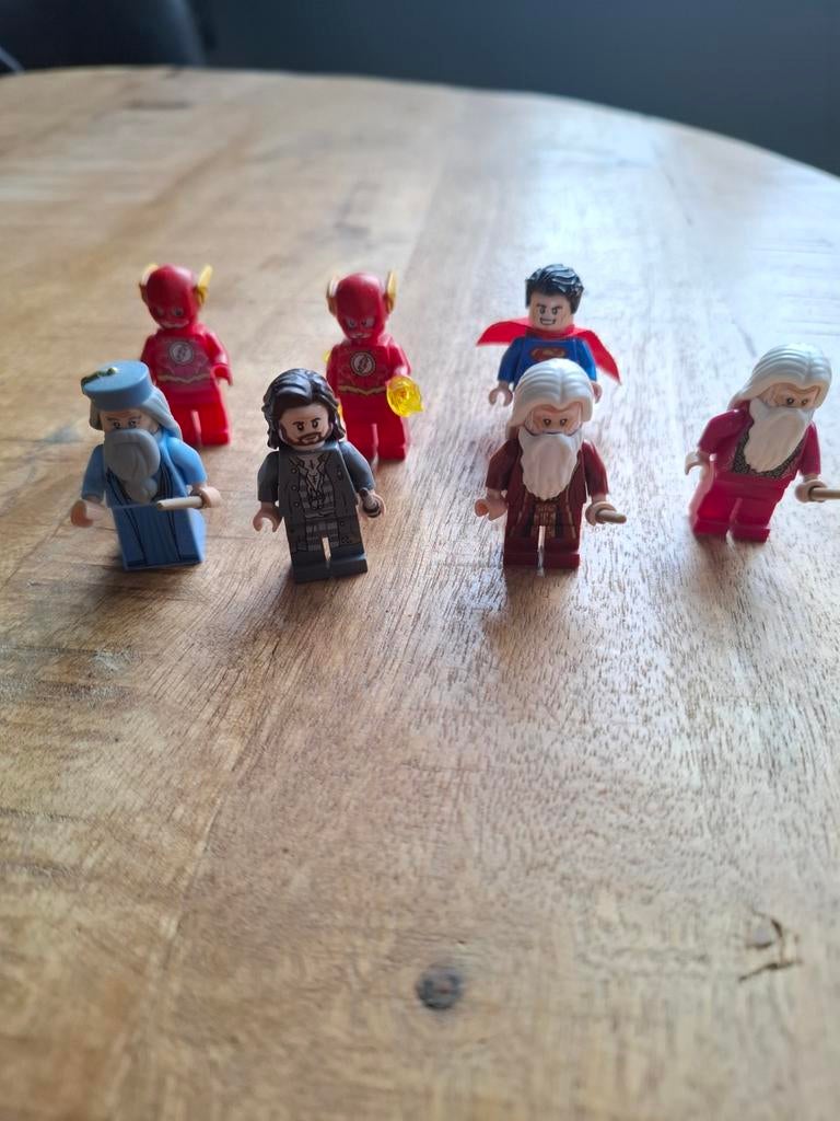 Diverse Lego Minifiguren: Superhelden en Tovenaars, Inclusief minifiguren, Gebruikt, Lego, Ophalen of Verzenden