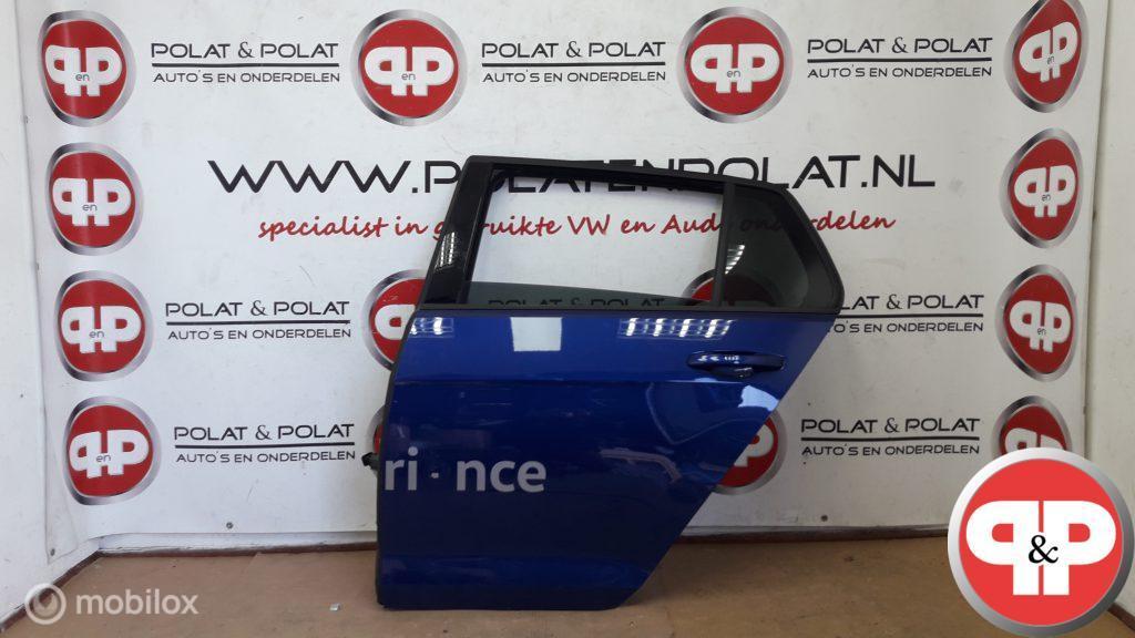 VW Golf 7 Portier / Deur Links Achter LD5K, Auto-onderdelen