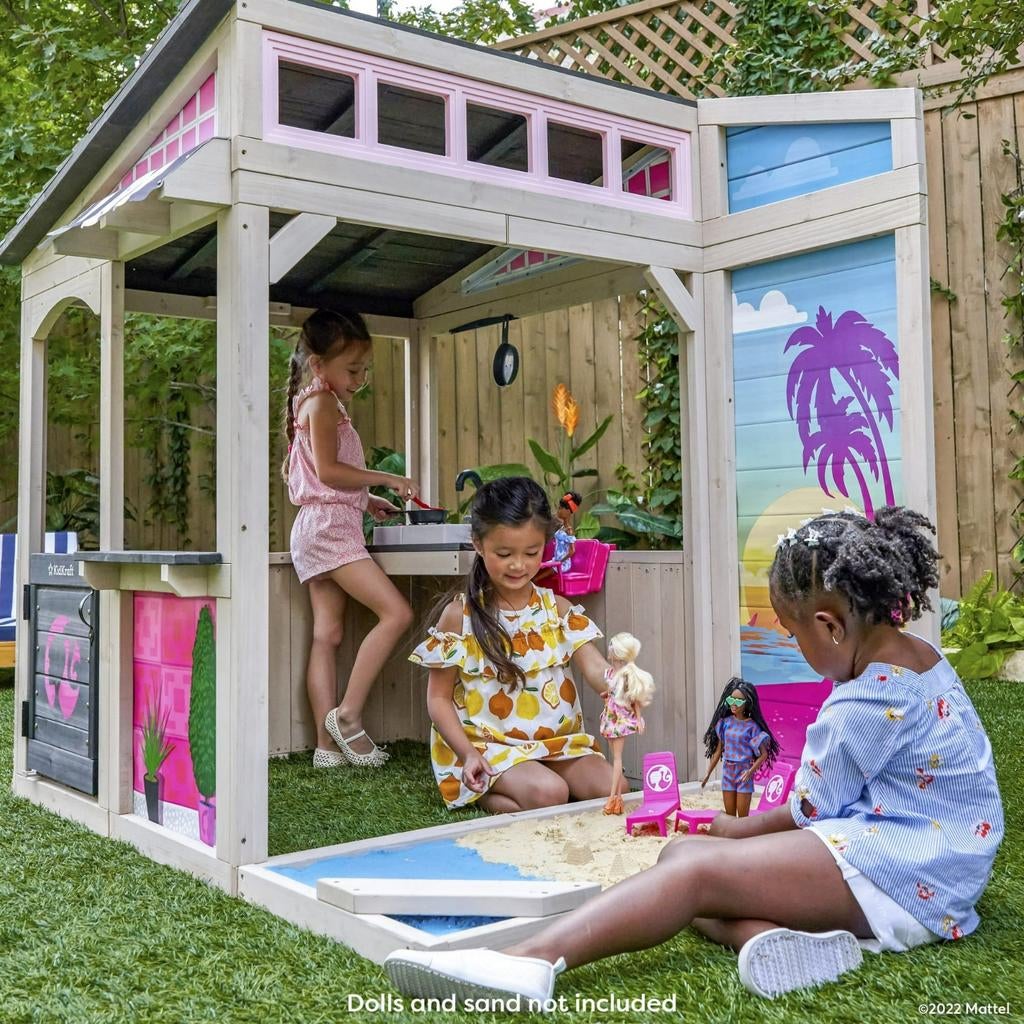 Nieuw Houten Barbie Seaside Speelhuis - KidKraft, Ophalen, Nieuw, Hout