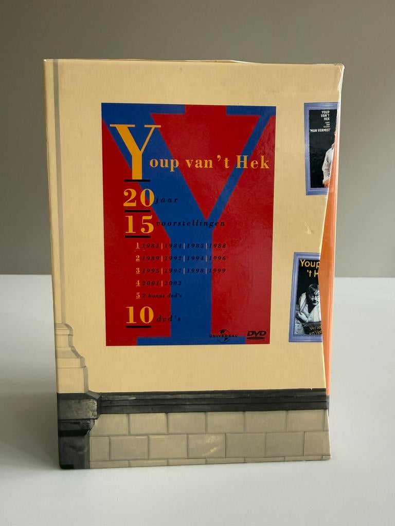 Youp van ‘t Hek ‘20 jaar’ DVD box (totaal 10 DVD’s), Alle leeftijden, Ophalen of Verzenden, Zo goed als nieuw, Stand-up of Theatershow