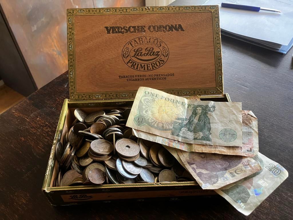 Grote partij wereldmunten +/-2,5 kg + oud briefgeld., Ophalen of Verzenden, Buitenland, Bankbiljetten