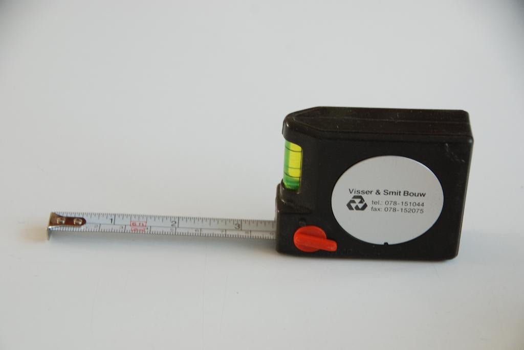 Nieuwe Rolmaat / rol meter / meetlint met waterpas, Verzenden, Nieuw
