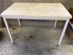 IJzeren tafel - LxBxH: 125 x 74 x 77 cm - 10 euro, Ophalen, Gebruikt, 70 tot 120 cm