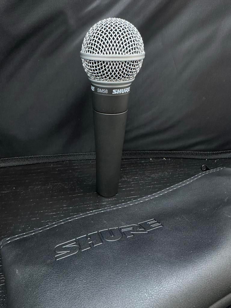 Shure SM58 Zangmicrofoon met etui - nieuw, Muziek en Instrumenten, D, G, Nieuw, Ophalen of Verzenden