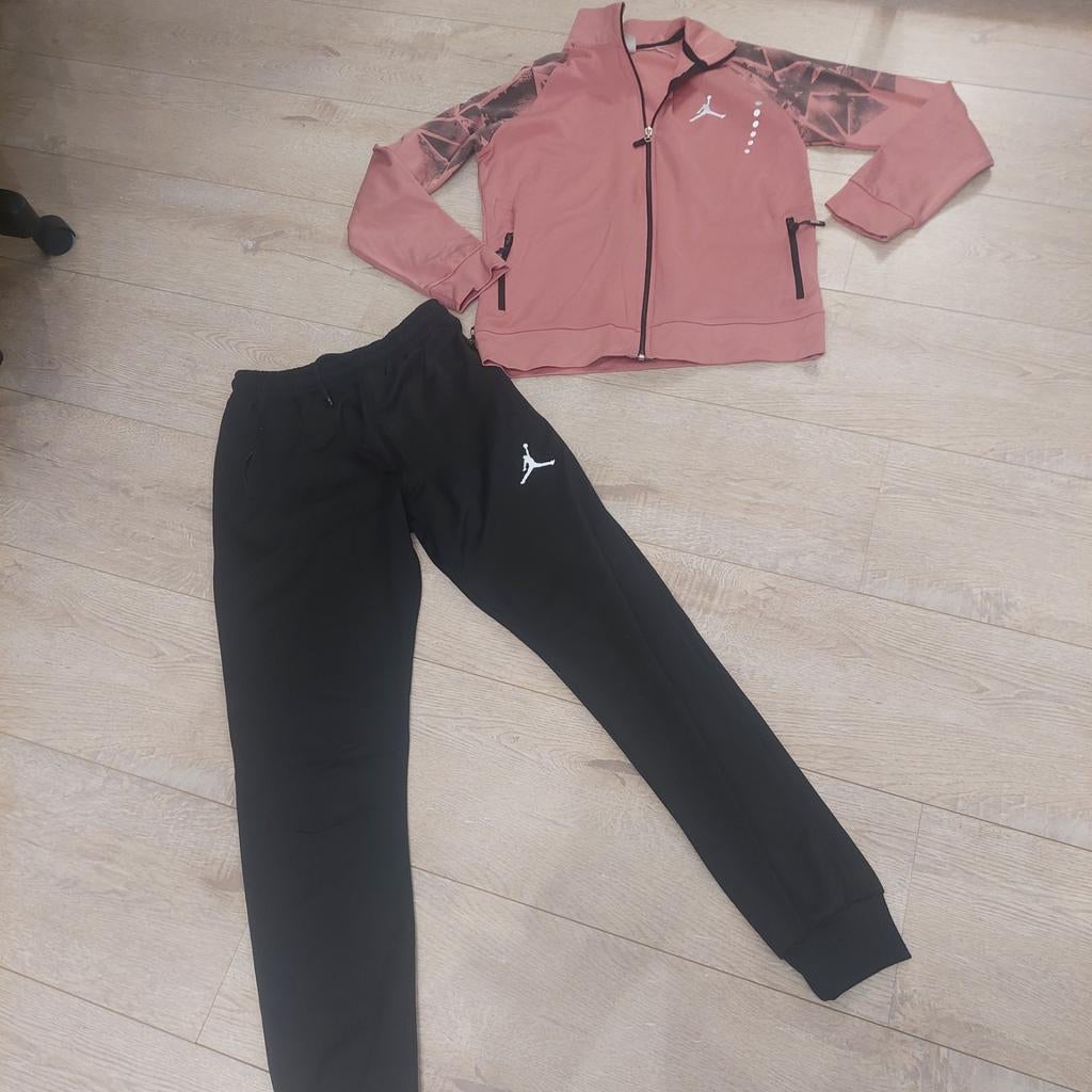 Nike jordan  roze zwarte trainingspak jogging 176  comfy, Ophalen of Verzenden