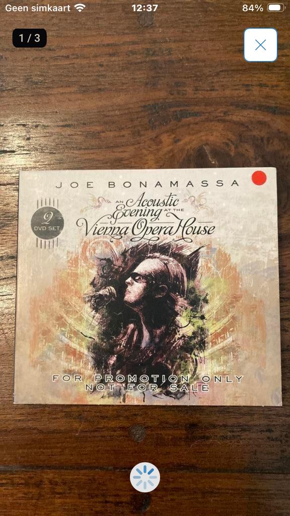 Joe Bonamassa 2-DVD - an acoustic evening at the ViennaPROMO, Alle leeftijden, Ophalen of Verzenden, Zo goed als nieuw