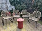 4  x mooie tuinstoel, Tuin en Terras, Tuinsets en Loungesets, Ophalen, 4 zitplaatsen, Gebruikt, Rotan