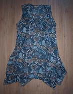 Blauwe Tuniek met Paisleyprint Canda (38), Maat 38/40 (M), Blauw, Ophalen of Verzenden, Gedragen