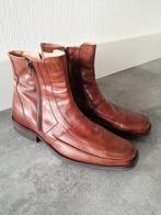 Manfield Bruine Leren Heren Laarzen, Manfield, Bruin, Boots, Ophalen of Verzenden