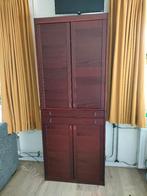 Rode houten kast, Huis en Inrichting, Kasten | Overige, Ophalen, Gebruikt